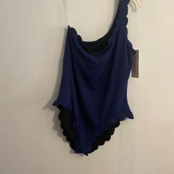 Firpearl  Blue One shoulder One piece swimsuit, size XL - Picture 2 of 3
